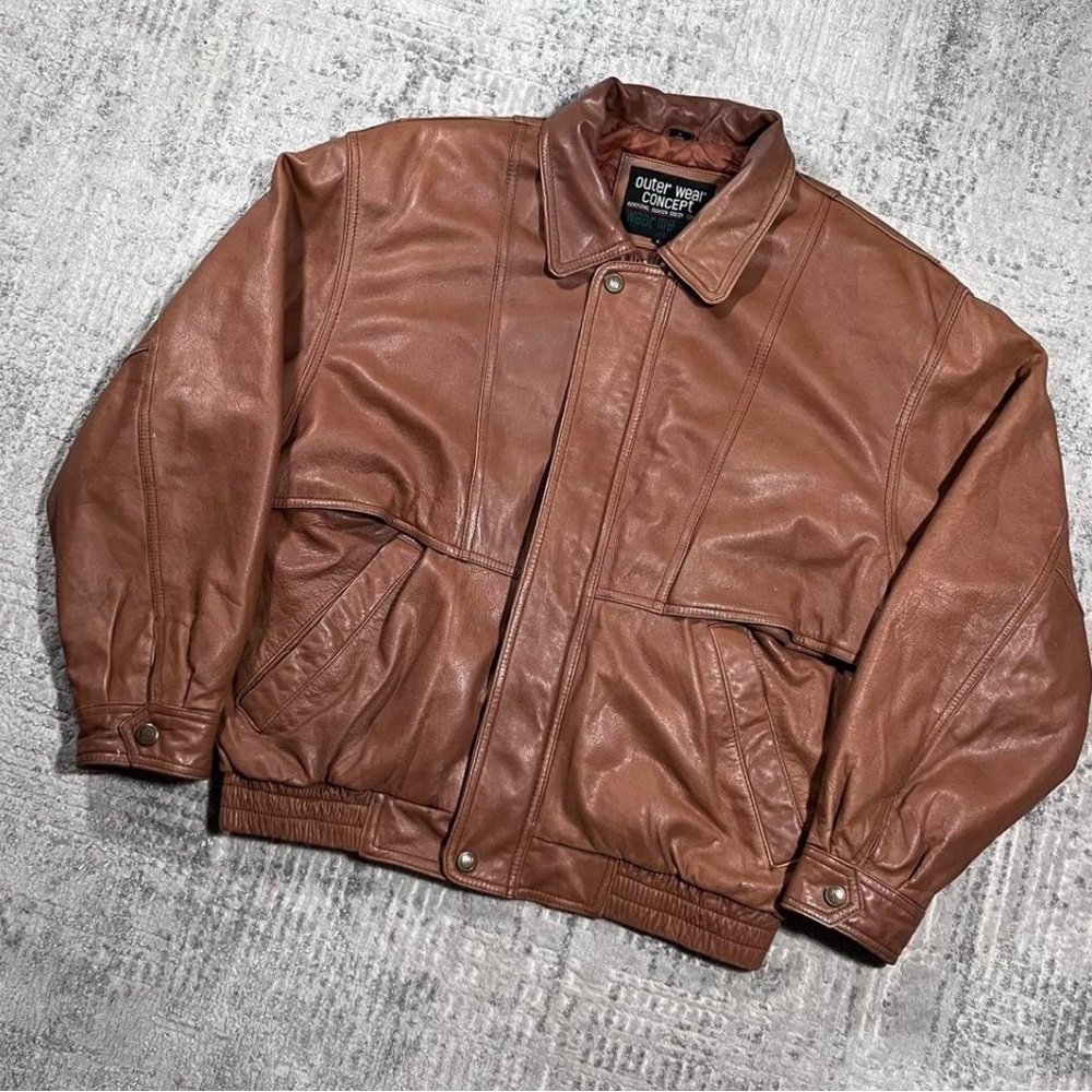 Wilsons Leather Brown Bomber Jacket